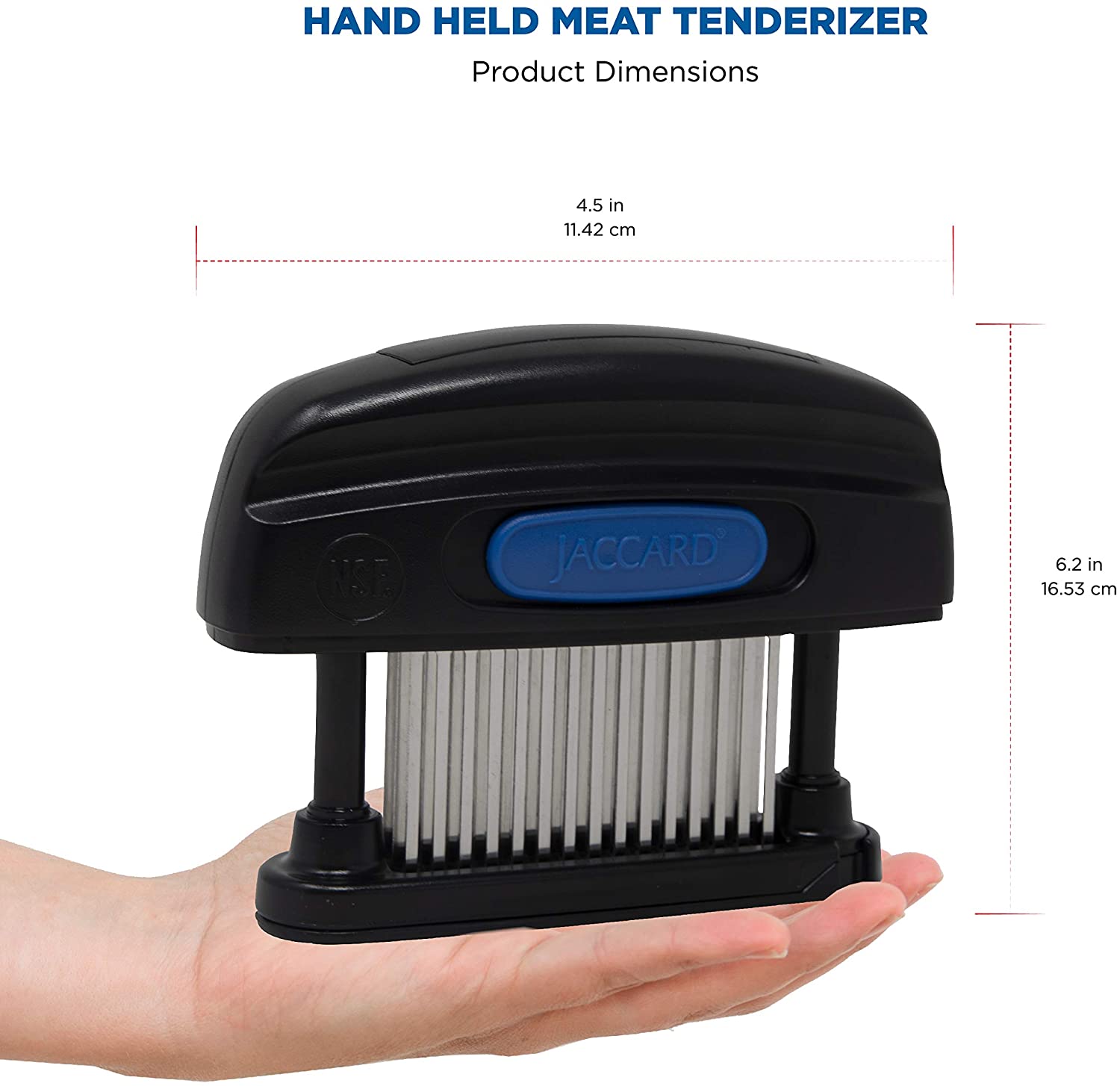Meat Maximizer™ Meat Tenderizer (45 knives, ABS Composite Columns)